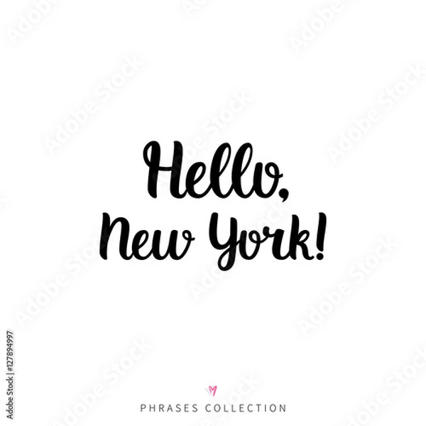 Fototapeta Vector hand drawn lettering poster