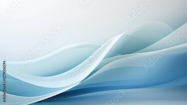 Fototapeta generated illustration of wavey flow of fabric or fluid abstract background