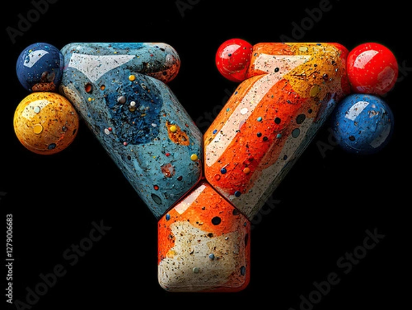 Obraz fonts, original, unique, creative, artistic, stylish, modern, vintage, retro, futuristic, elegant, fancy, decorative, handwritten, calligraphy, script, bold, minimal, geometric, abstract, serif, sans-