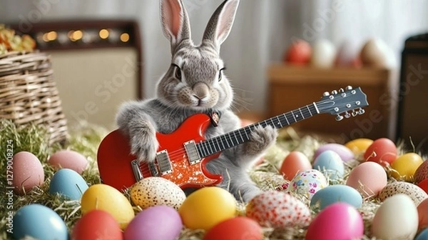 Obraz Rockin' Easter Bunny!