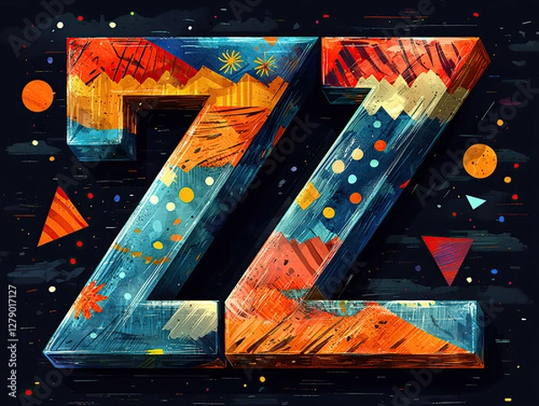 Obraz fonts, original, unique, creative, artistic, stylish, modern, vintage, retro, futuristic, elegant, fancy, decorative, handwritten, calligraphy, script, bold, minimal, geometric, abstract, serif, sans-