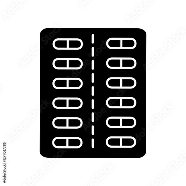 Fototapeta Capsule icon design template