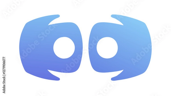 Fototapeta Discord Logo Icon – High-Resolution Transparent PNG & Vector Set