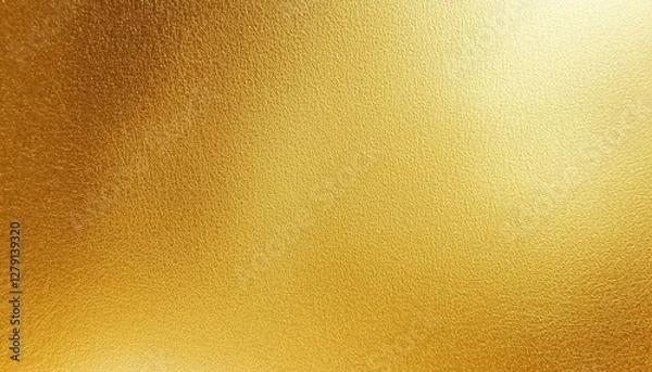 Fototapeta High resolution shiny gold foil texture with smooth surface 
