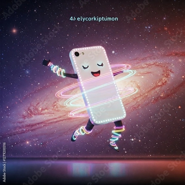 Fototapeta Phone That Sings and Dances When You Call
