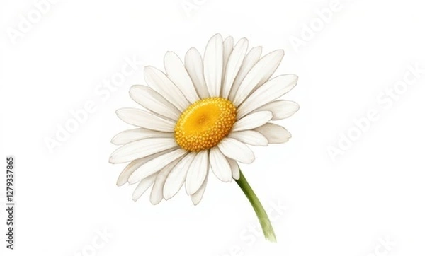 Fototapeta Beautiful white daisy in soft light