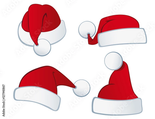 Obraz Christmas hat collection