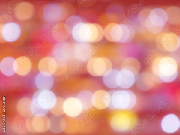 Fototapeta Christmas bokeh background 1