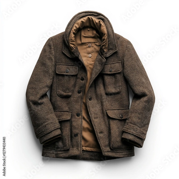 Fototapeta Jacket Isolated on white Background