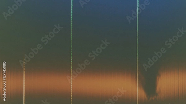 Fototapeta Abstract vertical gradient with warm tones and textured patterns