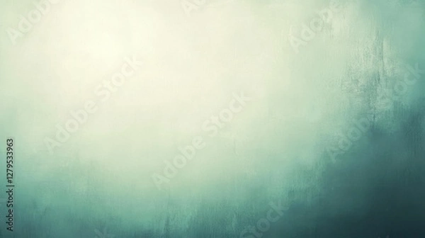 Obraz Pale green gradient background