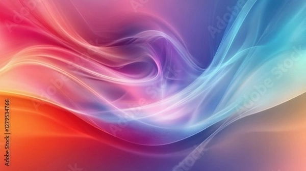 Fototapeta Fresh and beautiful colors abstract background