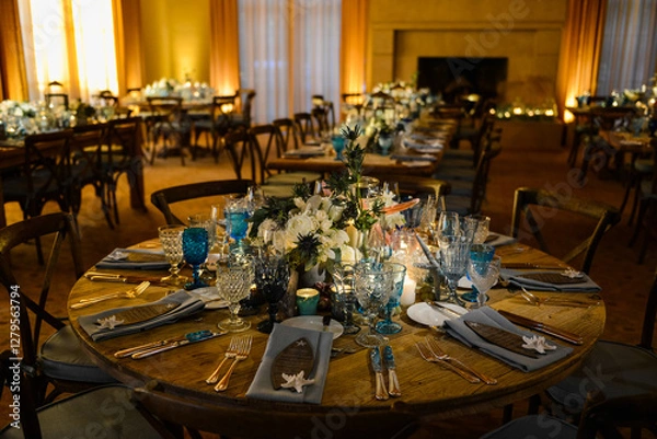 Fototapeta Elegant Event Table Setup 