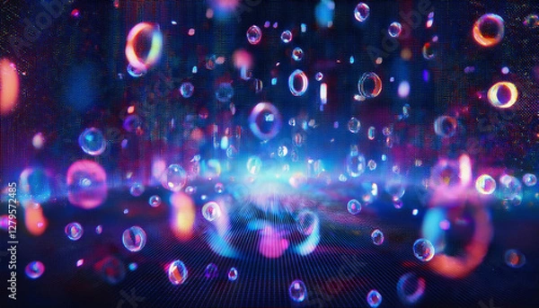 Fototapeta デジタル空間のイメージ