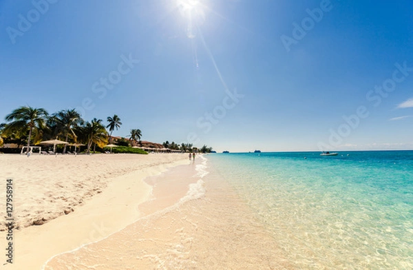 Fototapeta Siedem mil plaży na Wielkim Kajmanie