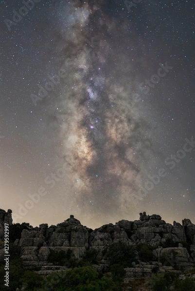 Obraz Vía lactea, cielo estrellado 