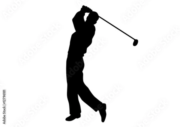 Obraz Abschlag - Golf