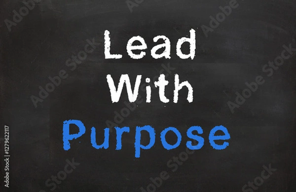Obraz Lead with Purpose