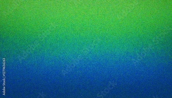 Obraz blue green gradient background with grain noise