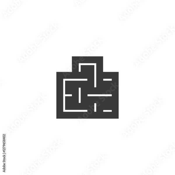 Fototapeta Creative Monogram Logo of EN and NE for Versatile Branding