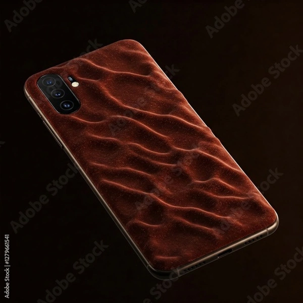 Fototapeta Smartphone That Feels Like Velvet When Held