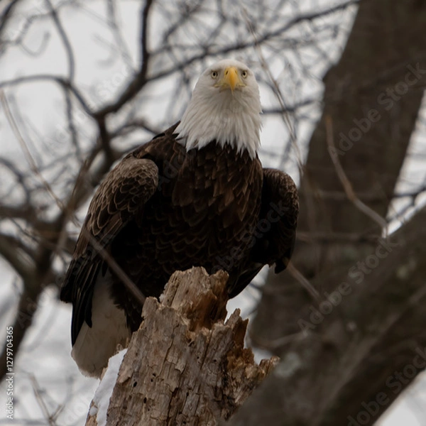 Fototapeta american bald eagle