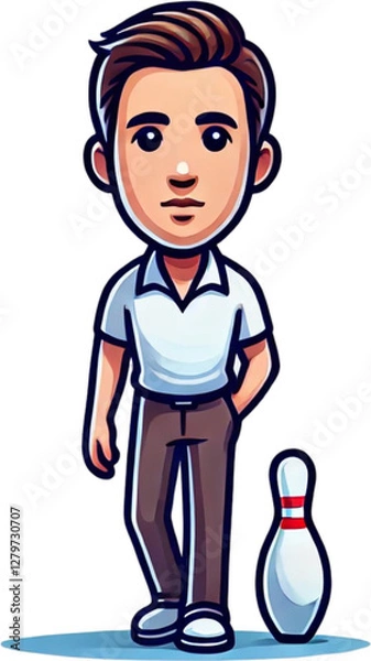 Obraz boy with a bottle