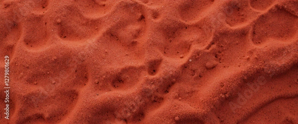 Obraz Top-down view of red sand texture