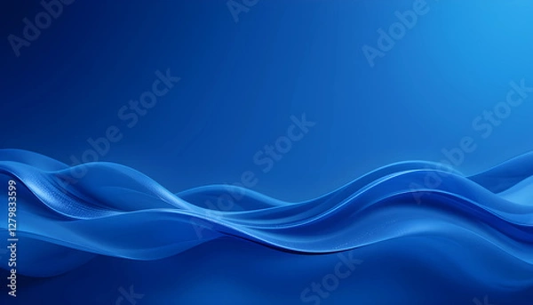 Fototapeta abstract blue wave