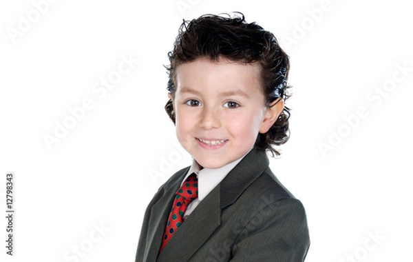 Fototapeta child with elegant clothes