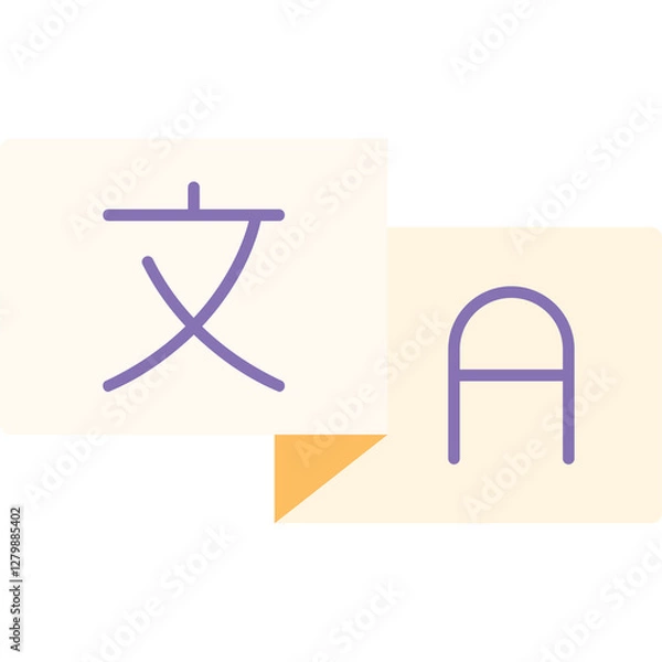 Obraz Language Club Illustration