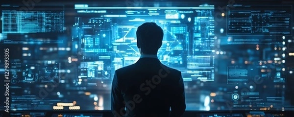 Fototapeta AI business automation