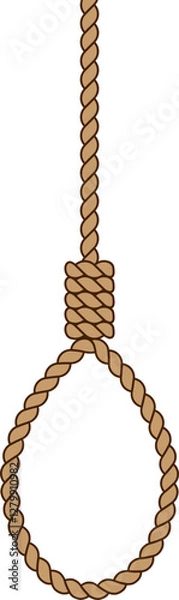 Fototapeta 교수형 올가미줄