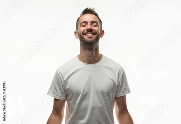 Fototapeta a smiling happy man