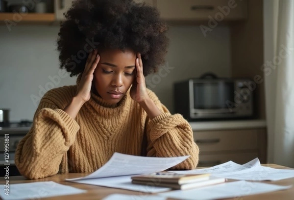 Obraz woman with headache