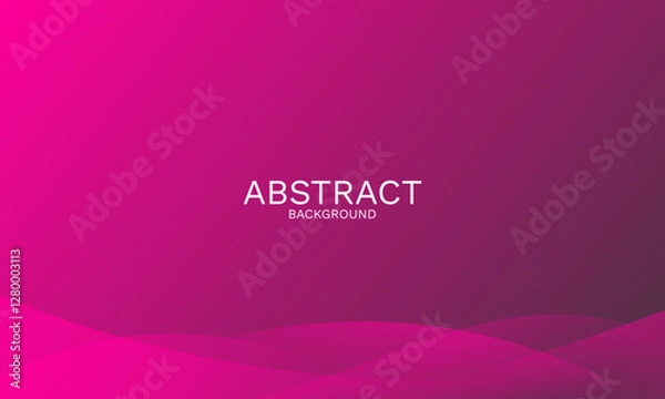 Fototapeta Elegant Pink Gradient Abstract Background with Soft Flowing Waves