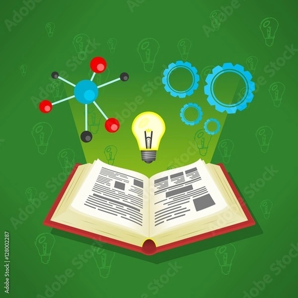 Fototapeta knowledges from the book