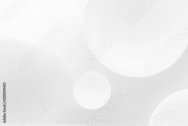 Fototapeta Minimalistic digital art abstract shapes and modern patterns