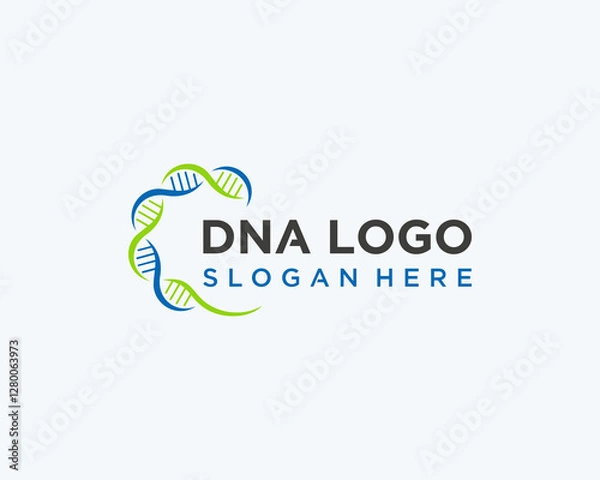 Obraz DNA circle logo