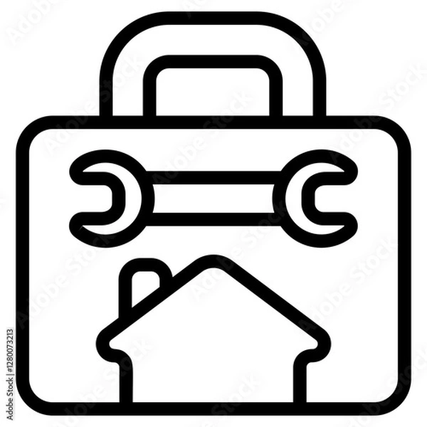 Obraz Tools Box Line Icon