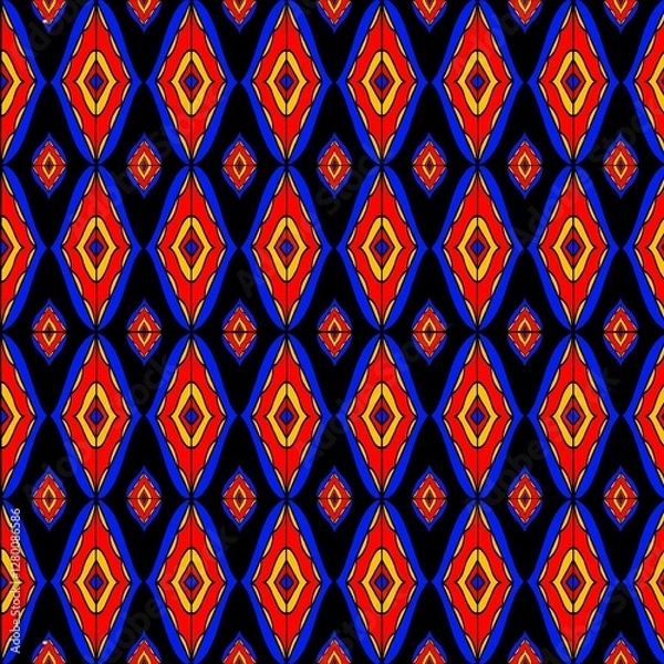 Obraz seamless geometric pattern