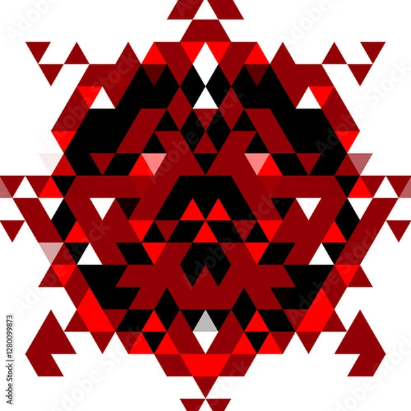 Obraz abstract geometric background