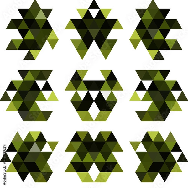 Obraz seamless geometric pattern