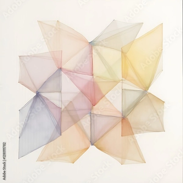 Fototapeta abstract geometric polygonal background