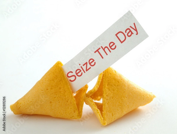 Fototapeta Seize The Day Fortune Cookie