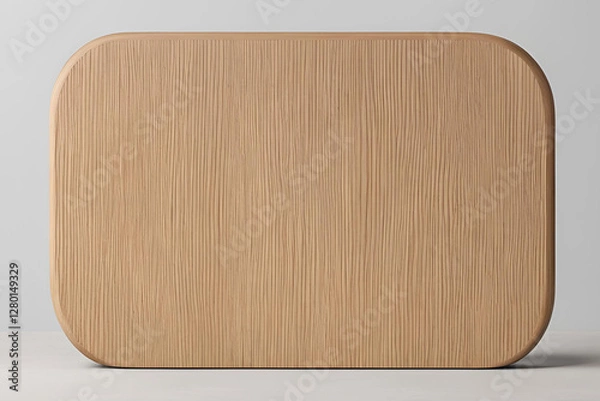 Obraz a rectangular blank wooden board