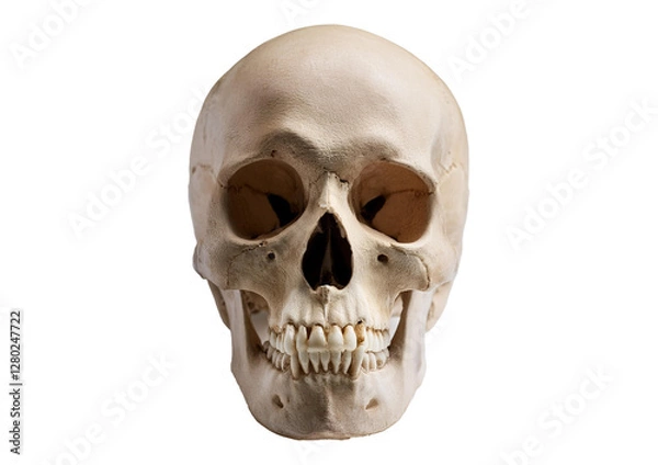 Obraz Skull Isolated on transparent or white background