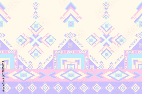 Fototapeta seamless geometric pattern with triangles