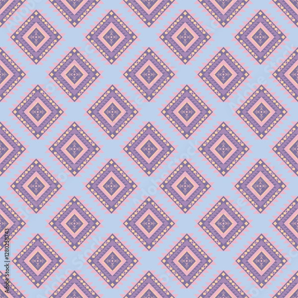Fototapeta seamless pattern with geometric elements