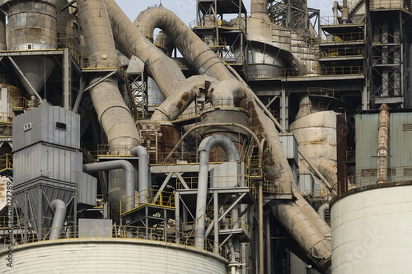 Fototapeta 시멘트 공장 이미지
